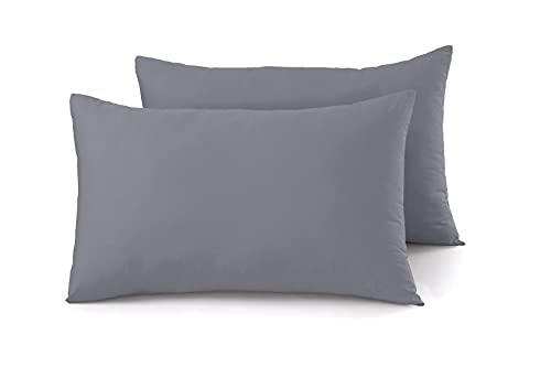 Sapphire Collection 300 Thread Count 100% Egyptian Cotton (Pair of Pillowcase, Grey)