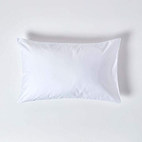 HOMESCAPES 1000 Thread Count Egyptian Cotton White Standard Size Pillowcase Luxury Housewife Pillow...