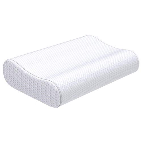 Rohi Memory Foam Pillow - Chiropractic Vented Cooling Pillow - Chiropractor Recommended Orthopaedic...
