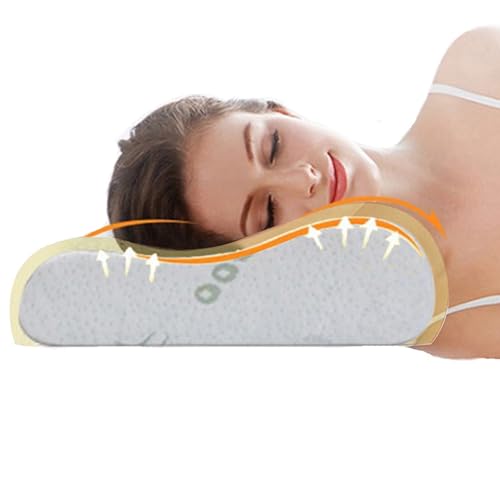 Ecosafeter 2024 New Upgrade Memory Foam Pillow- Cervical Orthopedic Deep Sleep Neck Pillow, Prime...