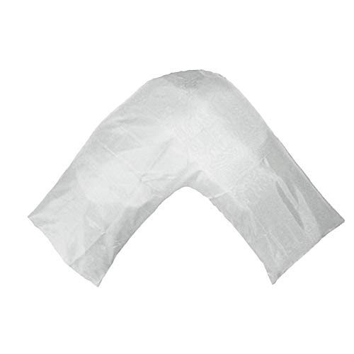 Gyulin Silky Soft Satin Envelope Style V Shaped/Tri/Boomerang Pillow Cover Pillowcase Pillow...