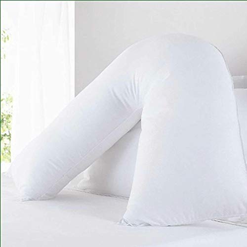 ar Luxury Orthopaedic Duck Feather & Down Pillow For V Shape/Nursing/Maternity/Pregnancy