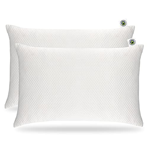 Pillow Protector Case With Zip Closure - Made With Super Soft 280GSM Bamboo Rayon - Hypoallergenic &...