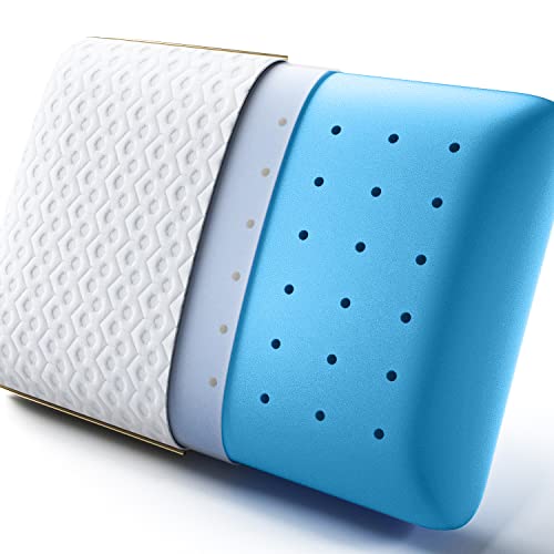 BedStory Memory Foam Pillow, Cooling Gel Pillows for Sleeping, Soft Supportive Pillow Medium...