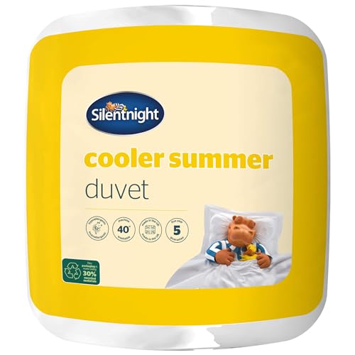 Silentnight Cooler Summer Double Duvet 4.5 Tog – Lightweight Hypoallergenic and Machine Washable...