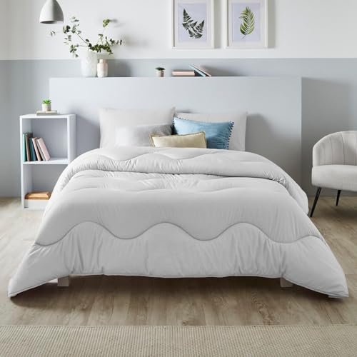 night owl - Coverless Duvet - 10.5 Tog - Double - Linen Collection - Soft Touch Luxury Bedding -...