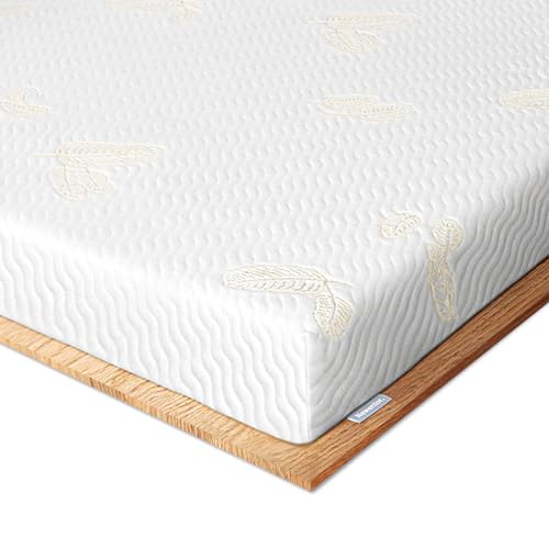 Newentor® Dual-Layer Memory Foam Mattress Topper - Generous Thickness Mattress Topper Double Bed...