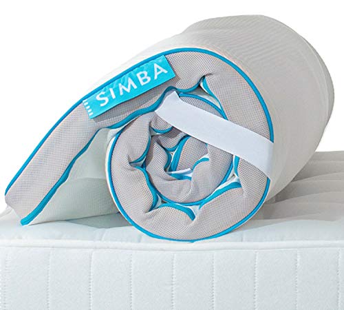Simba Hybrid Foam & Spring Mattress Topper, Small Double 120 x 190cm | Cooling and Extra Support For...